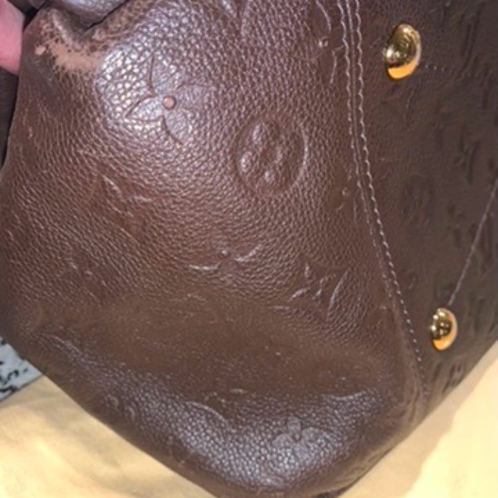 Louis Vuitton MM Empriente leather Artsy Terre Shoulder Bag with Gold Hardware - Picture 10 of 16